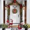 16-Inch Pre-Lit Christmas Wreath Front Door (Red) 16"D x 16"W x 4.5"H